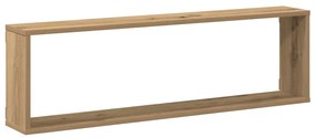Prateleiras cubo 2 pcs derivados de madeira carvalho artisiano