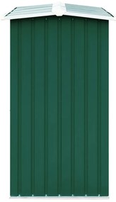 Abrigo para arrumação de troncos aço 172x91x154 cm verde