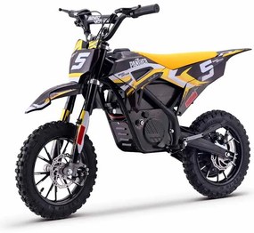 Moto elétrica de cross para crianças Motors Panther 550W Amarela