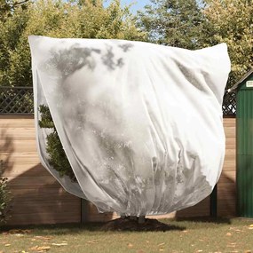 vidaXL Capas de Fleece para Proteção Contra Geada 3 pcs Branco