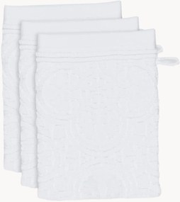Toalhas jacquard em algodão felpudo Tile de Pip, conjunto de 3