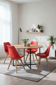 Pack 4 Cadeiras Synk Basic - Vermelho