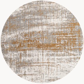 Tapete redondo lavável em jacquard para interior e exterior Griff