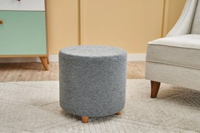 Pouffe Mario Gabbana – Cinzento – 40x40x40 cm