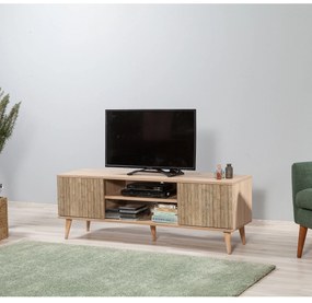 Móvel TV Truva – Carvalho Sonoma – 140 cm x 50 cm x 40 cm