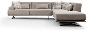 Sofá de Canto Bentley – Bege – 302 cm x 80 cm x 302 cm