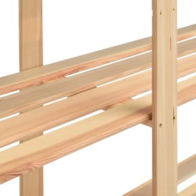 10 unidades arrumação 5 prateleiras 170x38x170cm pinho 500 kg