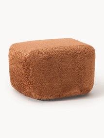 Pufe em teddy-bouclé Wolke