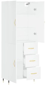 Armário alto 69,5x34x180 cm derivados de madeira branco