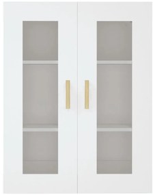 Armário de parede suspenso 69,5x34x90 cm branco