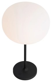 LED Candeeiro de mesa moderno branco recarregável - Maloi Moderno