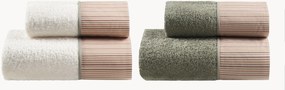 Toalhas felpudas Garis, conjunto de 4