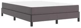 Cama Outros Cinzeto 140 x 200 cm Couro sintético