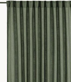 Cortinas opacas com multi-banda Cecil, conjunto de 2, L 145 cm