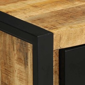 Mesa de cabeceira 40x30x51 cm madeira maciça manga áspera