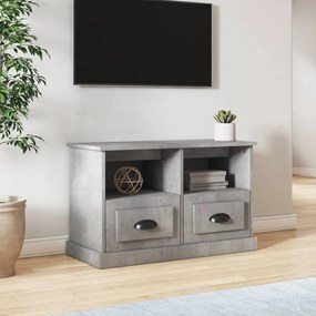 Móvel de TV 80x35x50 cm derivados de madeira cinzento cimento
