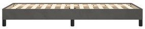 Estrutura de cama sem colchão 80x200 cm veludo cinzento-escuro
