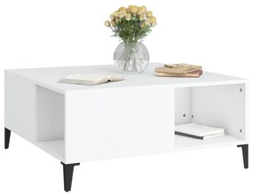 Mesa de centro 80x80x36,5 cm derivados de madeira branco