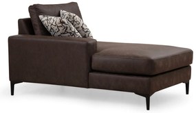 Sofá de Canto Porto Corner – Castanho – 155 cm x 314 cm x 200 cm