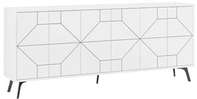 Aparador "Dune" - 184x77.4x35 cm - Branco - Design Moderno