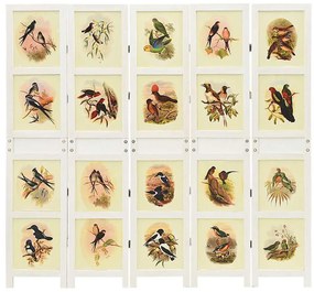 vidaXL Painel Romdivider Branco 212 x 165 cm MDF