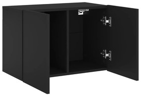 Móvel de parede para TV 60x30x41 cm preto