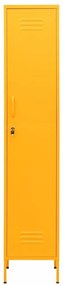 Cacifo 35x46x180 cm aço amarelo mostarda