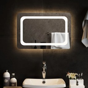 vidaXL Espelho de casa de banho com luzes LED 60x40 cm