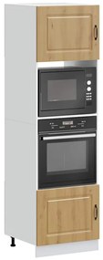 vidaXL Armários forno 2 pcs Lucca derivados madeira carvalho artisiano