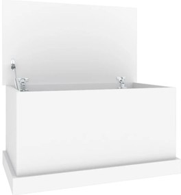 Caixa de arrumação 70x40x38 cm derivados de madeira branco