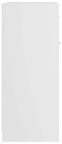 Armário de casa de banho 60x33x80 cm contraplacado branco