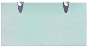 Prateleira flutuante vidro 40x20 cm 8 mm