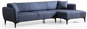 Sofá de Canto Belissimo – Azul – 270 x 140 cm