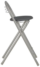 3 pcs conjunto de bar com prateleiras madeira e aço preto