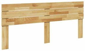 vidaXL Cabeceira 180 cm Madeira Maciça Carvalho