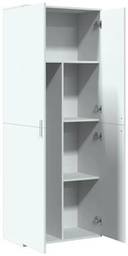 Armário alto 70x35x180 cm derivados de madeira branco