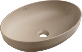 Mexen Cornelia lavabo de bancada 50 x 37 cm, cappuccino mate - 21885064