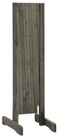 Vedação em treliça para jardim 150x80 cm abeto maciço cinzento