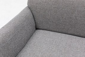 Sofá 3 Lugares "Stockholm" - Cinzento Claro com Pernas em Faia - 223x8