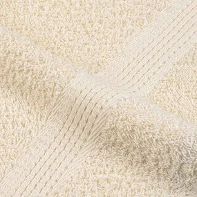Toalhas de banho 10 pcs 100x150 cm 360 gsm 100% algodão creme