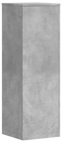 Suporte p/ plantas 33x33x100 cm derivados madeira cinza cimento