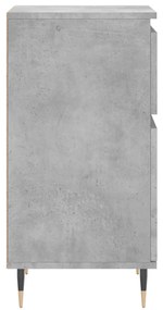 Aparadores 2 pcs 40x35x70 cm derivados de madeira cinza cimento