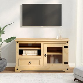 Móvel de TV Corona 100x45x58 cm madeira de pinho maciça