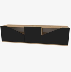 Móvel TV Carson – Carvalho e Antracite – 160 cm x 35,3 cm x 40 cm