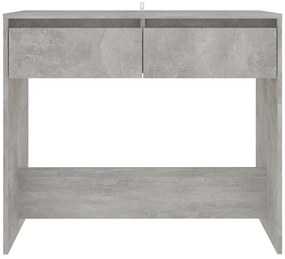 Mesa consola 89x41x76,5cm derivados de madeira cinzento-cimento