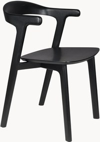 Cadeiras de jantar em madeira de borracha Northwood, conjunto de 2