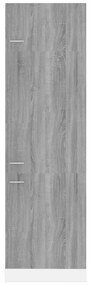 Armário para frigorífico “Lyon” 60x57x207cm cinza sonoma