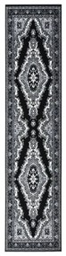 vidaXL Passadeira 60x350 cm polipropileno preto