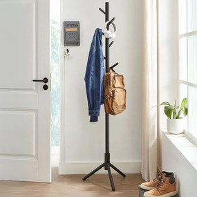 Bengaleiro forma de árvore 47 x 47 x 175 cm preto