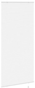Branco Plissada Cega 100x200cm Largura Tecido 99,4 cm Poliéster